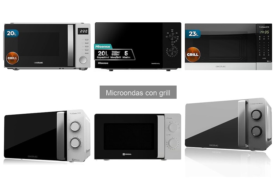 Las Mejores Marcas de Microondas con Grill en 2023
