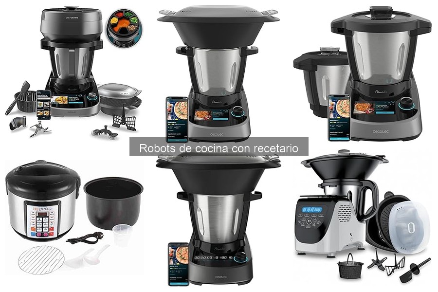 Las mejores marcas de robots de cocina con recetario