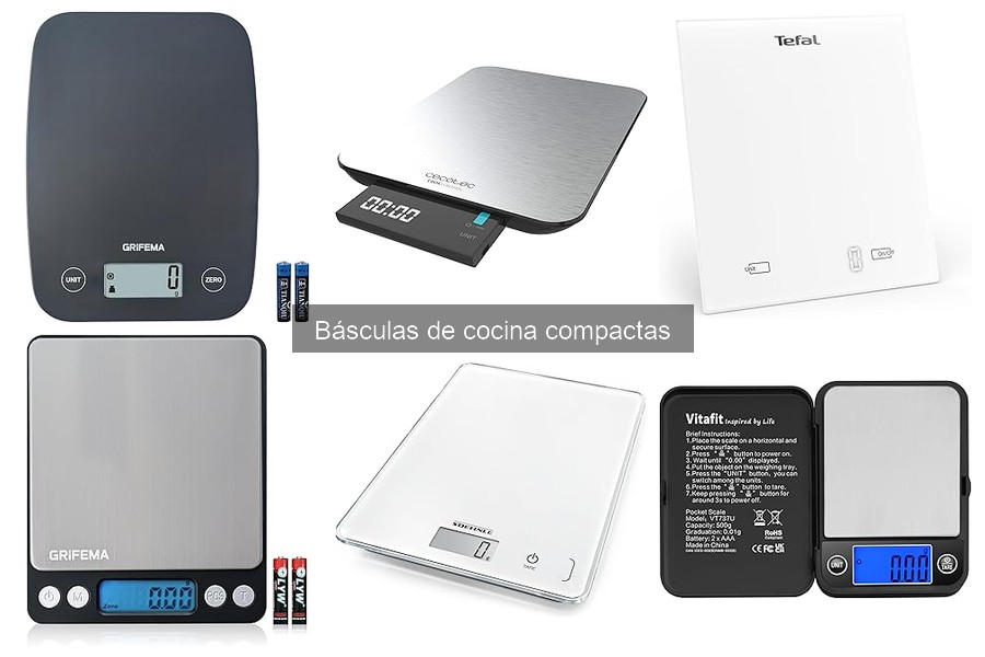 Mantenimiento y Cuidado de Básculas de Cocina Compactas