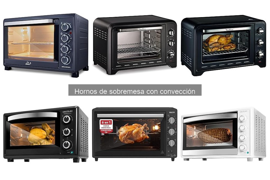 Mantenimiento y limpieza de hornos de sobremesa con convección