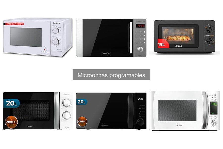 Mantenimiento y limpieza de microondas programables