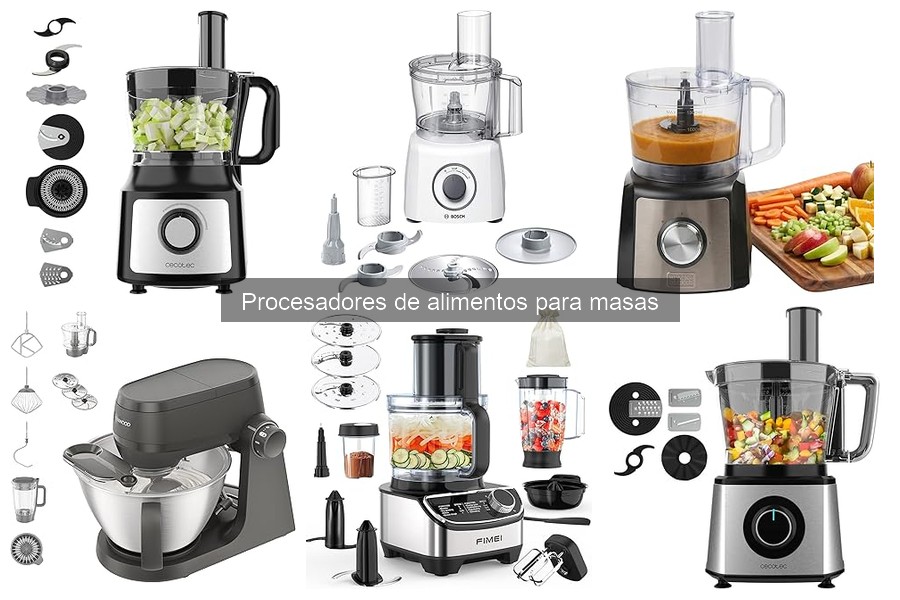 Mantenimiento y limpieza de procesadores de alimentos para masas