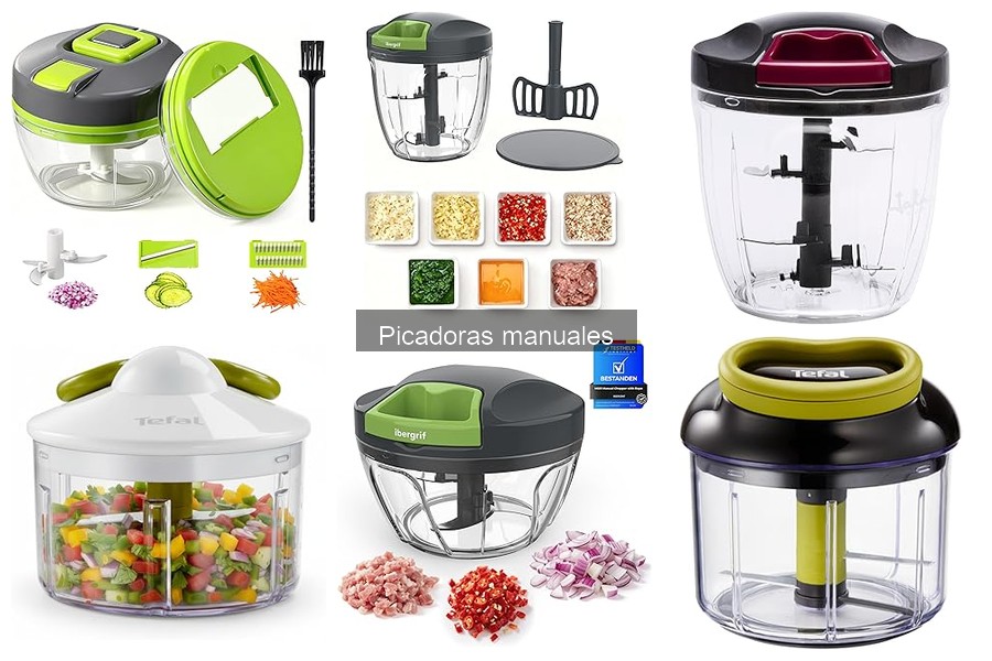 Marcas recomendadas de picadoras manuales para tu cocina