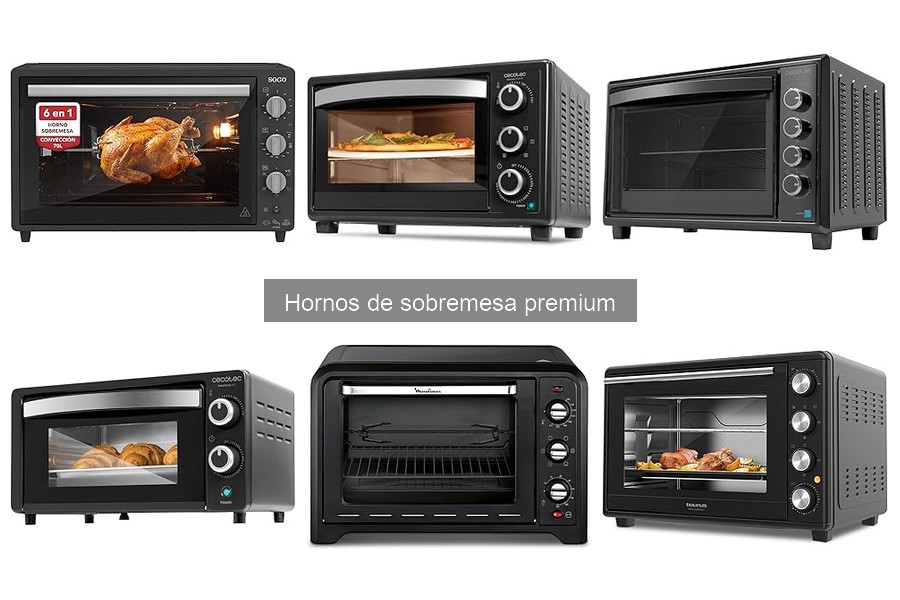 Mejor horno de sobremesa premium para pasteles