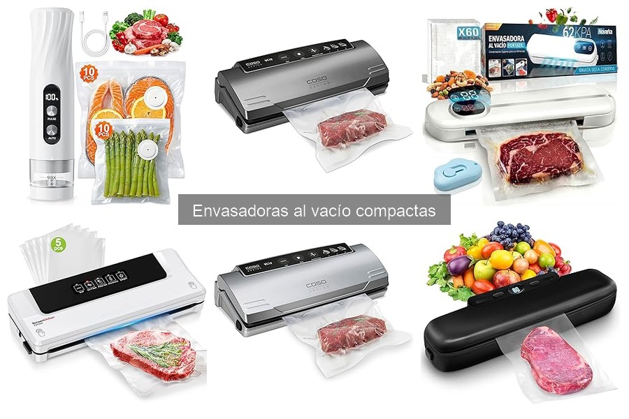 Mejores accesorios para envasadoras al vacío compactas