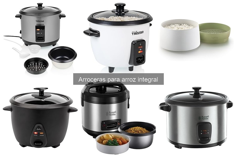Mejores arroceras para arroz integral: Comparativa 2023
