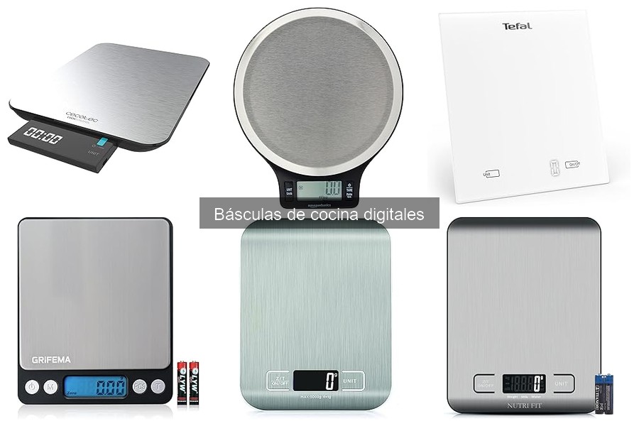 Mejores básculas de cocina digitales en 2023: comparativa