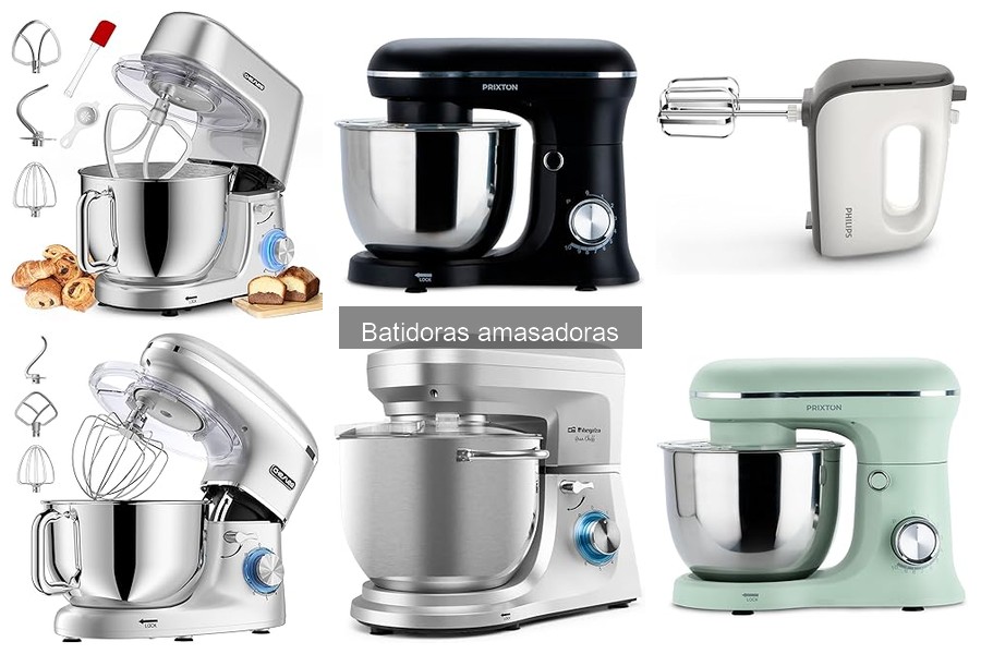 Mejores batidoras amasadoras para repostería 2023