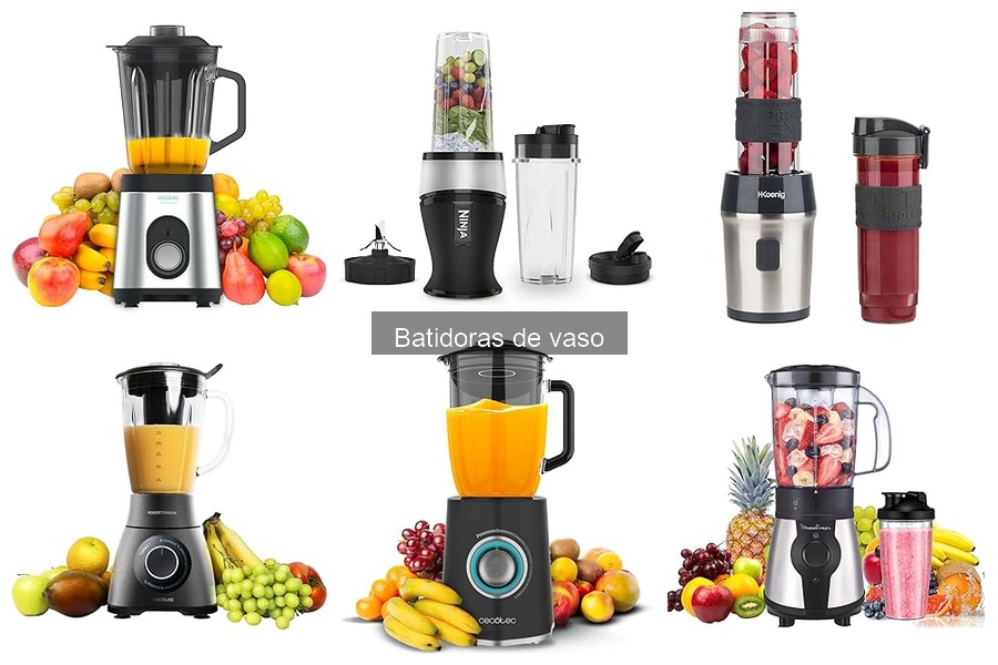 Mejores batidoras de vaso para smoothies y zumos 2023