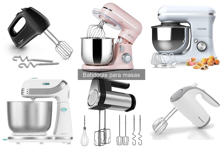 Mejores batidoras para hacer pan: comparativa 2023