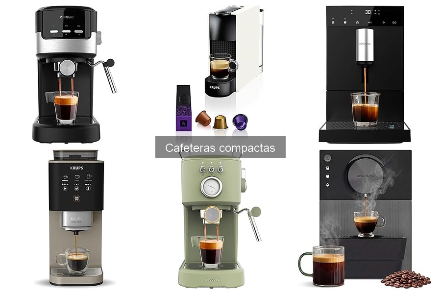 Mejores cafeteras compactas para espacios pequeños