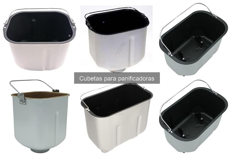 Mejores cubetas para panificadoras según tipo de pan