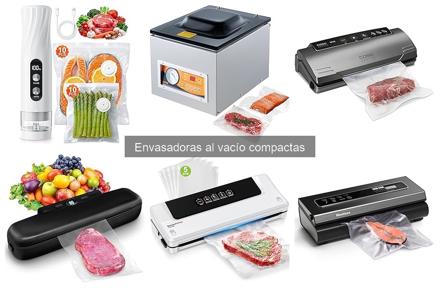Mejores envasadoras al vacío compactas del 2023