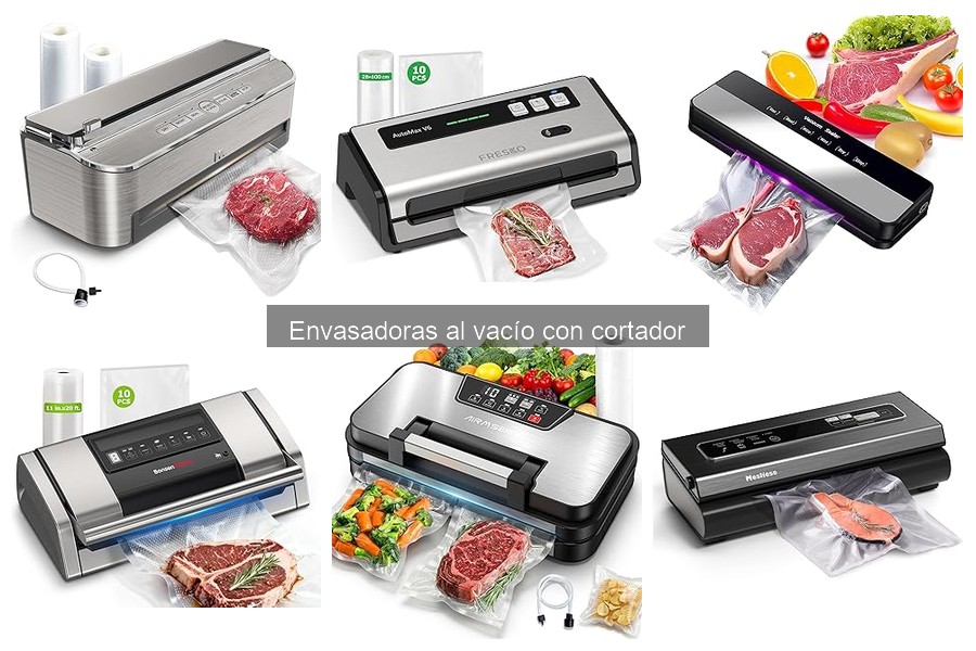 Mejores envasadoras al vacío con cortador del mercado
