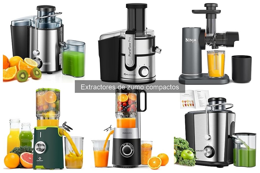 Mejores extractores de zumo compactos para principiantes