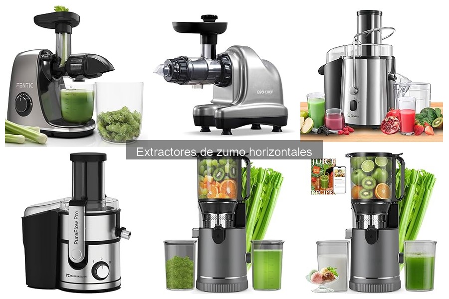Mejores extractores de zumo horizontales en 2023
