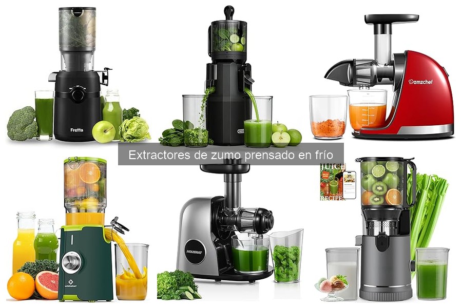 Mejores extractores de zumo prensado en frío para espacios reducidos