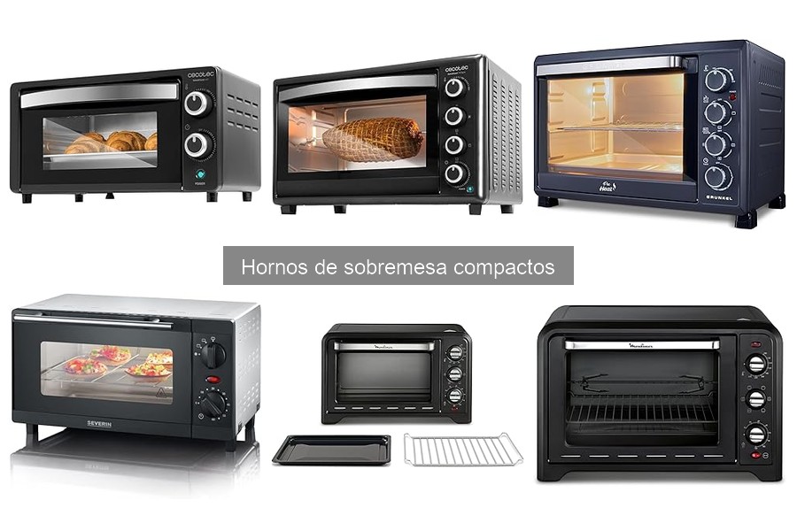 Mejores hornos de sobremesa compactos de 2023: comparativa