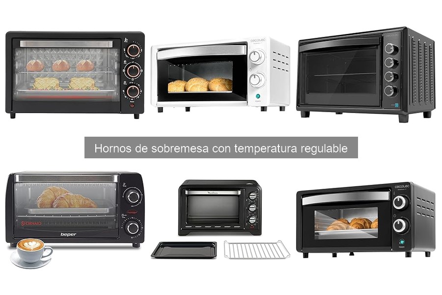 Mejores hornos de sobremesa con temperatura regulable