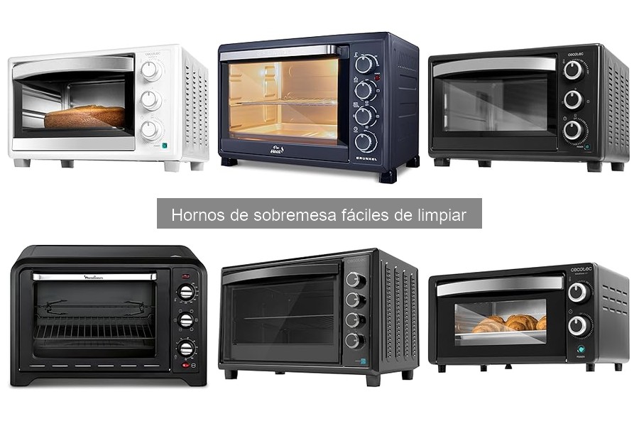 Mejores hornos de sobremesa fáciles de limpiar para familias