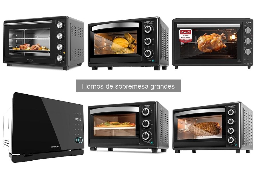 Mejores hornos de sobremesa grandes para familias en 2023
