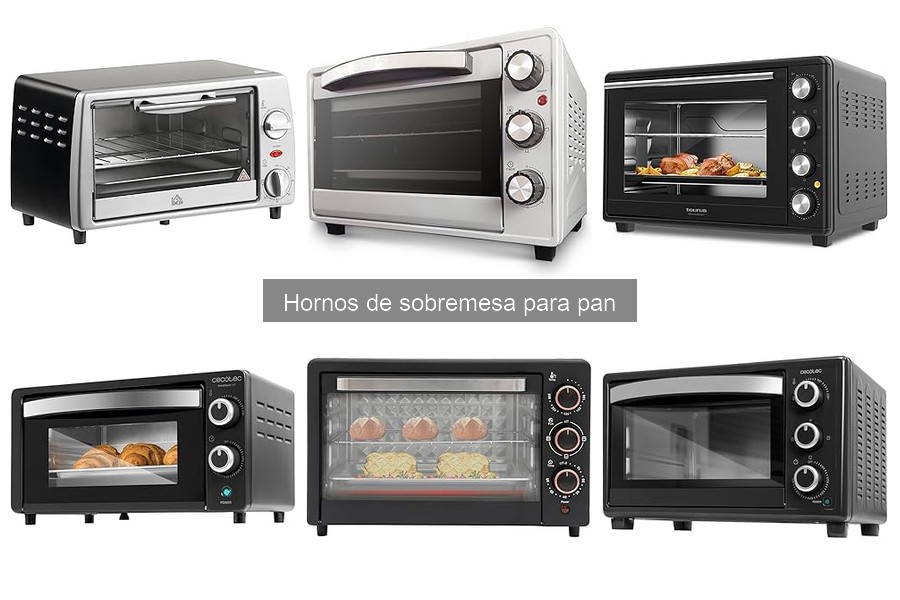 Mejores hornos de sobremesa para pan en 2023: Comparativa