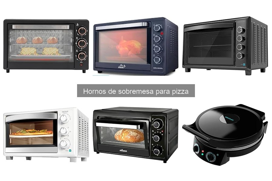 Mejores hornos de sobremesa para pizza de 2023: comparativa