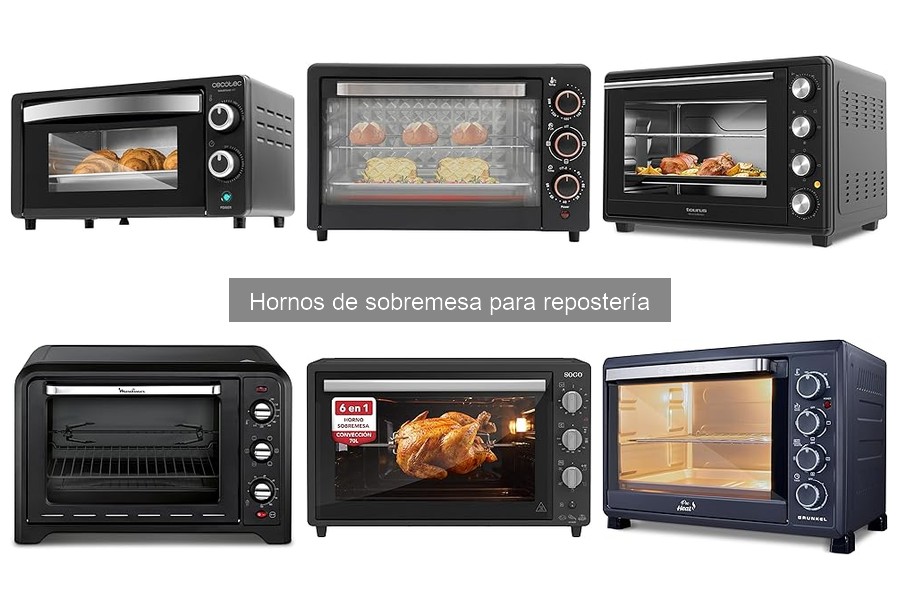 Mejores hornos de sobremesa para repostería en 2023