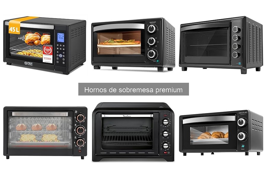 ** Mejores hornos de sobremesa premium para familias grandes