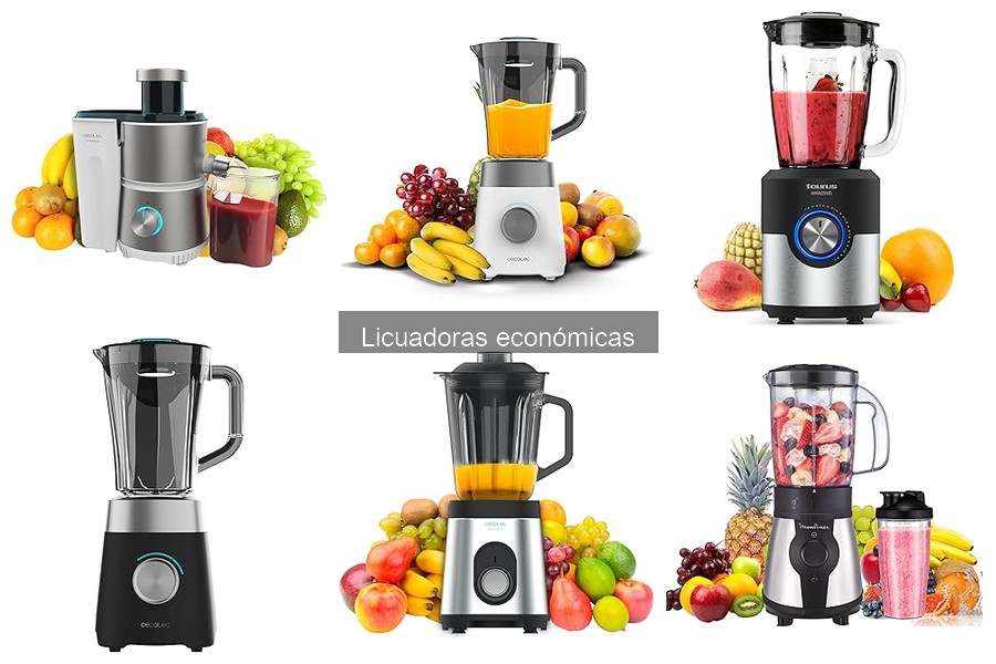 Mejores licuadoras económicas: comparativa 2023