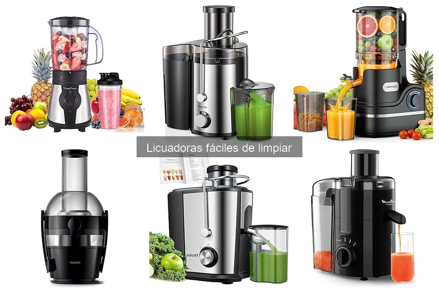 Mejores licuadoras para batidos: limpieza fácil y rápida