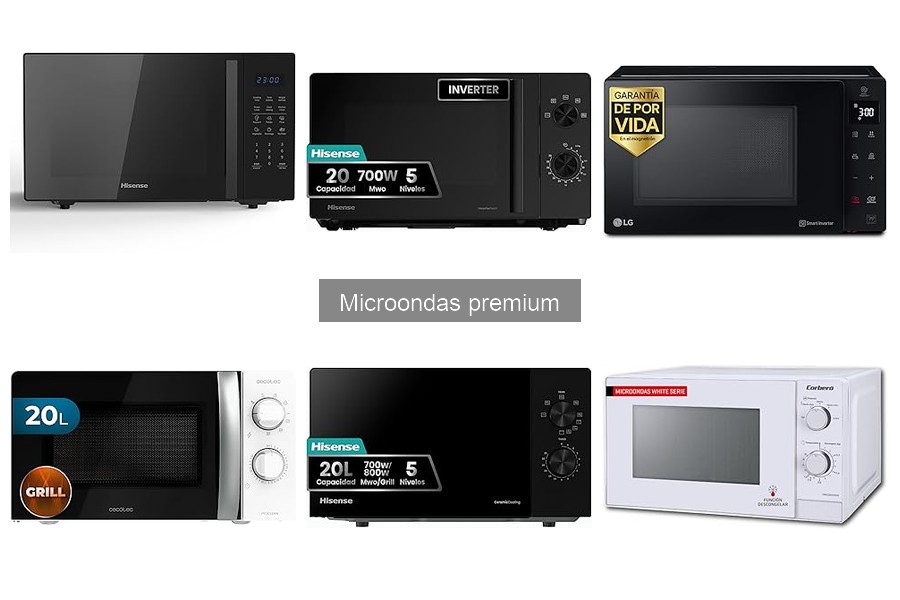 Mejores lugares para comprar microondas premium a buen precio