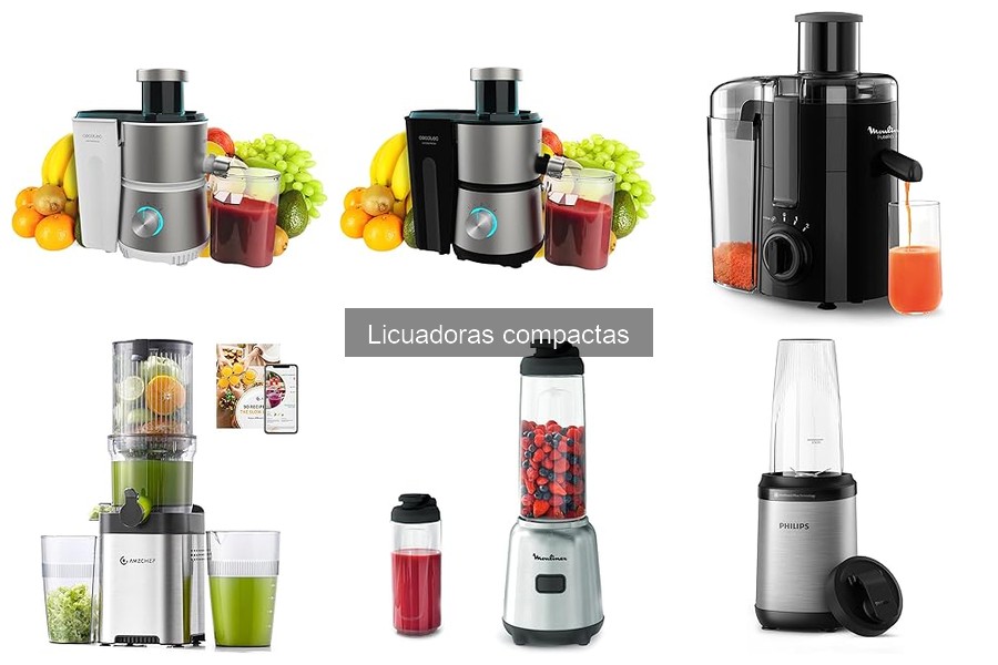 Mejores marcas de licuadoras compactas para tu cocina