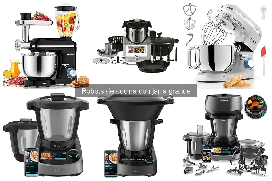 Mejores marcas de robots de cocina con jarra grande