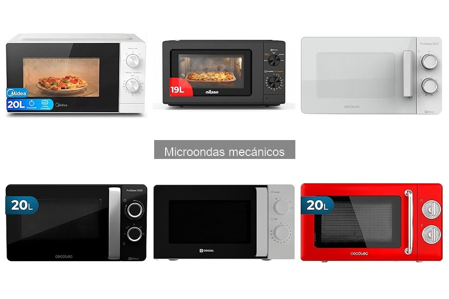Mejores Microondas Mecánicos: Comparativa y Recomendaciones