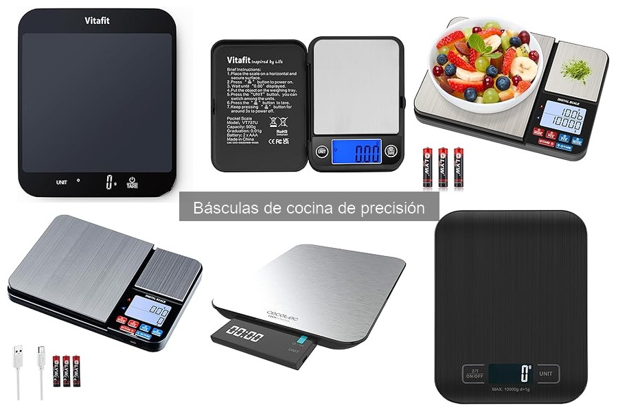 Mejores Ofertas de Básculas de Cocina de Precisión 2023
