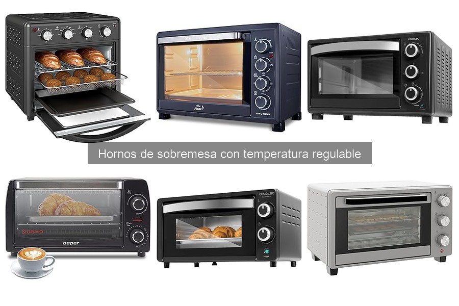 Mejores ofertas en hornos de sobremesa con temperatura regulable