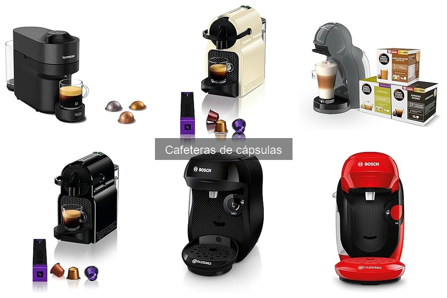 Mejores ofertas y precios de cafeteras de cápsulas