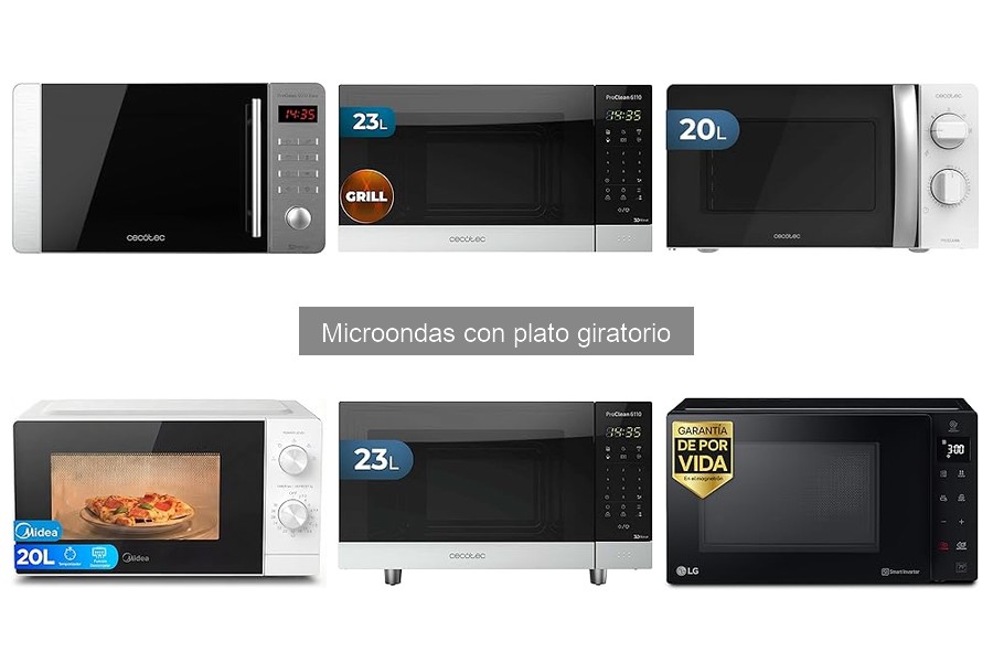 Mejores ofertas y precios en microondas con plato giratorio