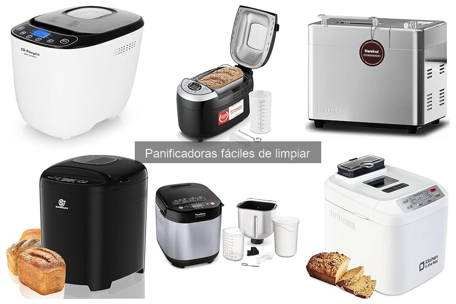 Mejores panificadoras fáciles de limpiar para principiantes