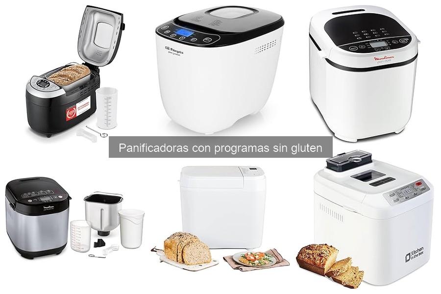 Mejores panificadoras sin gluten: comparativa 2023