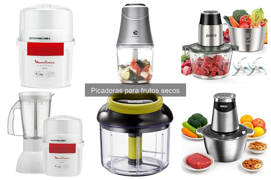 Mejores picadoras de frutos secos para uso doméstico
