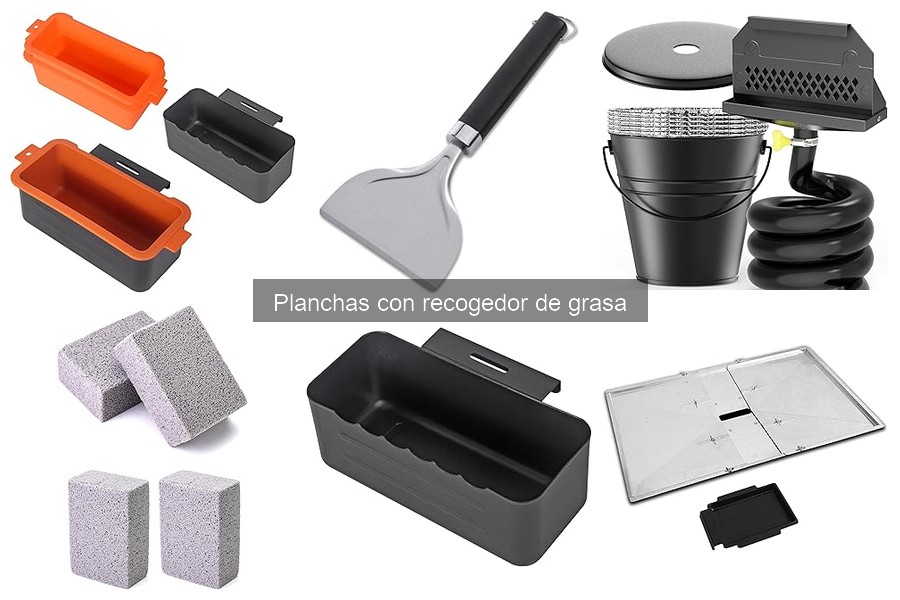 Mejores planchas con recogedor de grasa para asar verduras
