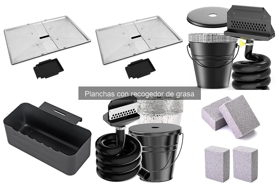 Mejores planchas con recogedor de grasa para familias
