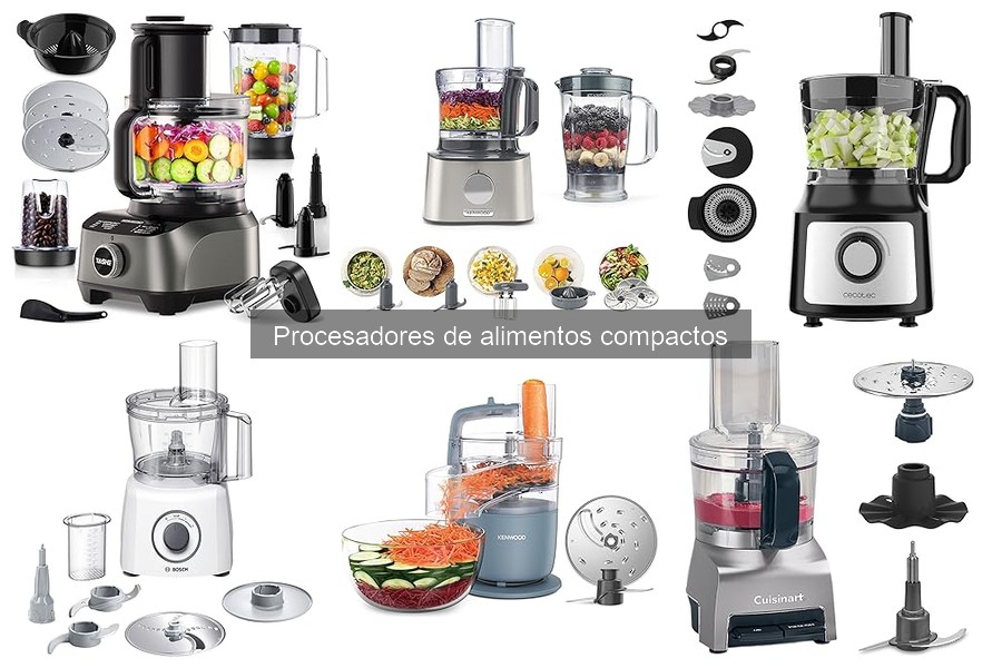 Mejores Procesadores de Alimentos Compactos del Mercado
