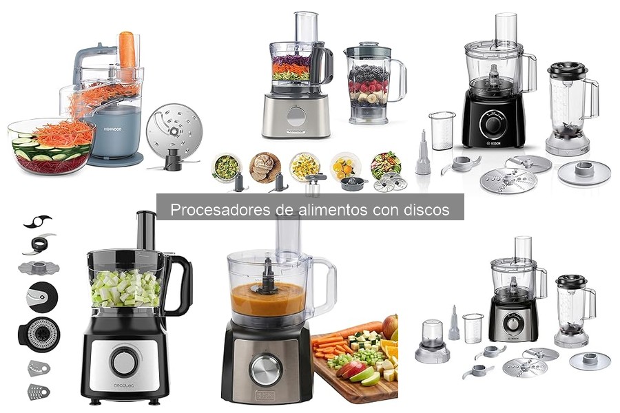 Mejores procesadores de alimentos con discos para familias grandes