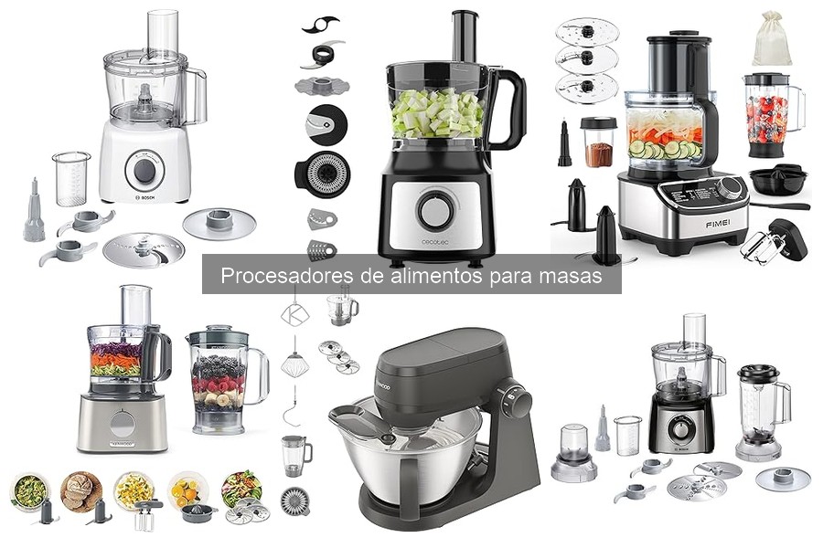 Mejores procesadores de alimentos para masas en 2023