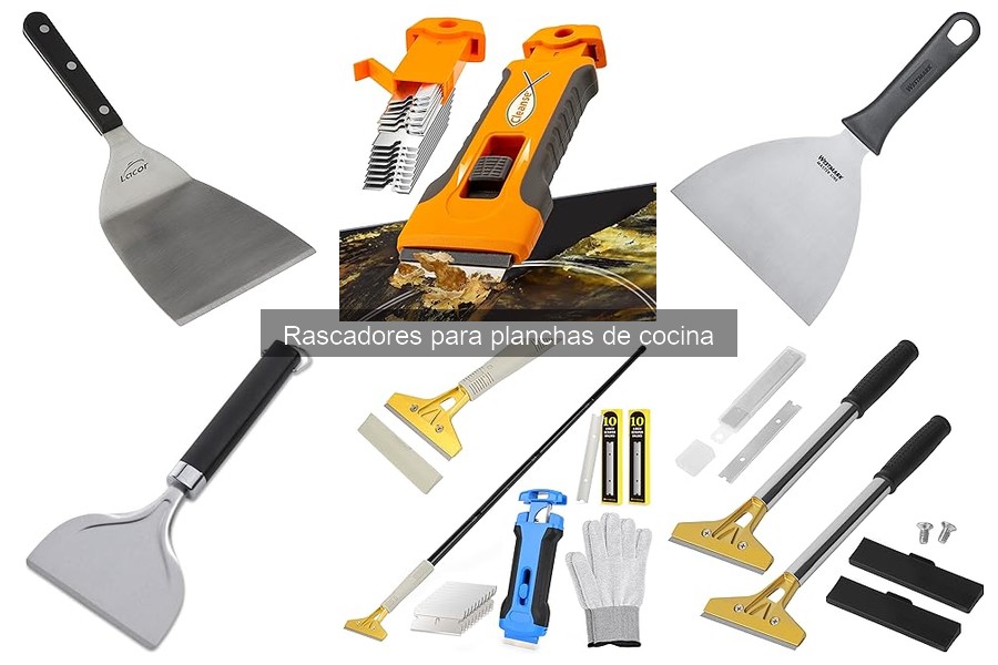 Mejores rascadores para planchas de cocina en 2023