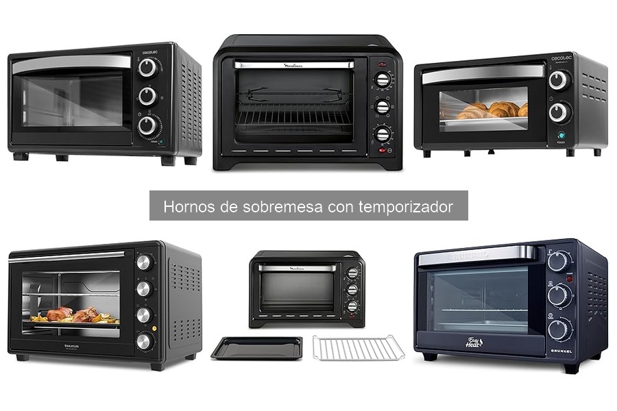 Mejores recetas para hornos de sobremesa con temporizador