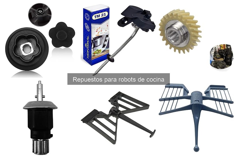 Mejores repuestos para robots de cocina: Opiniones y experiencias